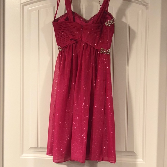 Sparkly Homecoming Dress with Custom Straps - Picture 3 of 3